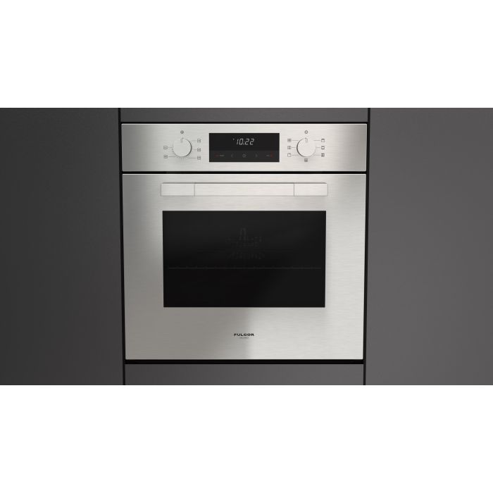Wall oven  Fulgor Milano F1MSM24S1 Stainless   Capacity  2.36 cubic feet  1100 W Watts  Wall-mount Width 24 inches