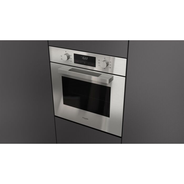 Wall oven  Fulgor Milano F1MSM24S3 Stainless   Capacity  2.36 cubic feet  1100 W Watts  Built-in Width 24 inches