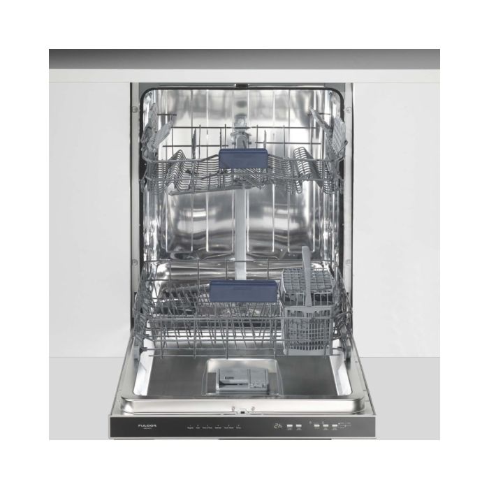 49 dB Dishwasher Fulgor Milano F4DWT24DS1  49 Decibels  6 cycles  Built-in