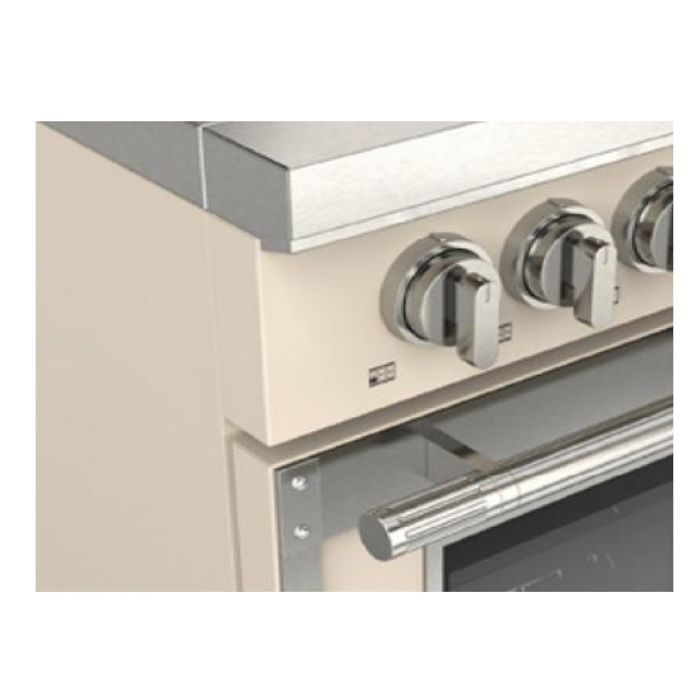 48 In. Gas Range Fulgor Milano F4EDF486GCS1-MI  Ivory  6 Burners     Capacity 4.34 cubic feet   Width 48 inches
