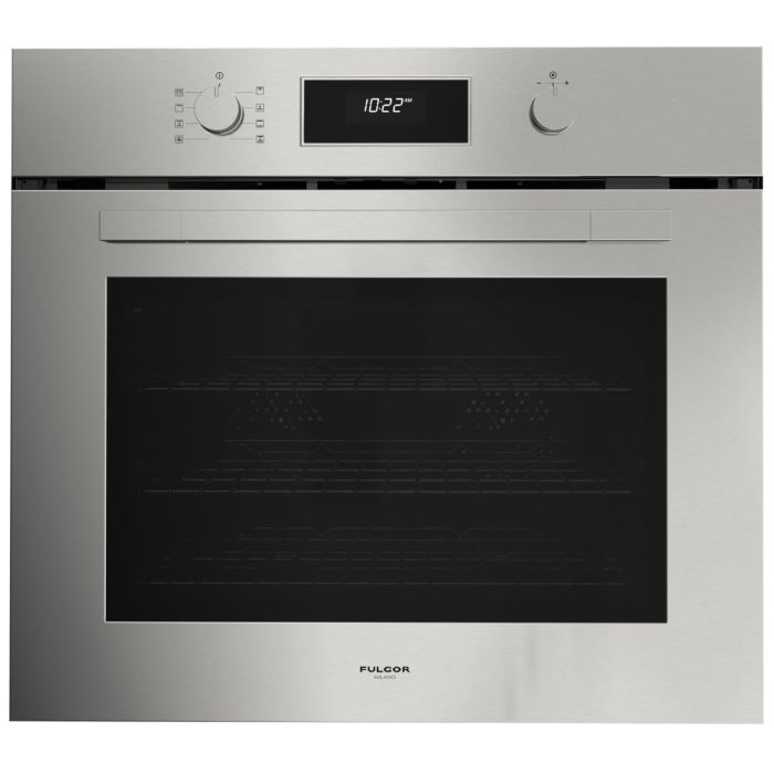 Wall oven  Fulgor Milano F4MSP30S1 Stainless   Capacity  4.34 cubic feet  1400 Watts  Built-in Width 30 inches