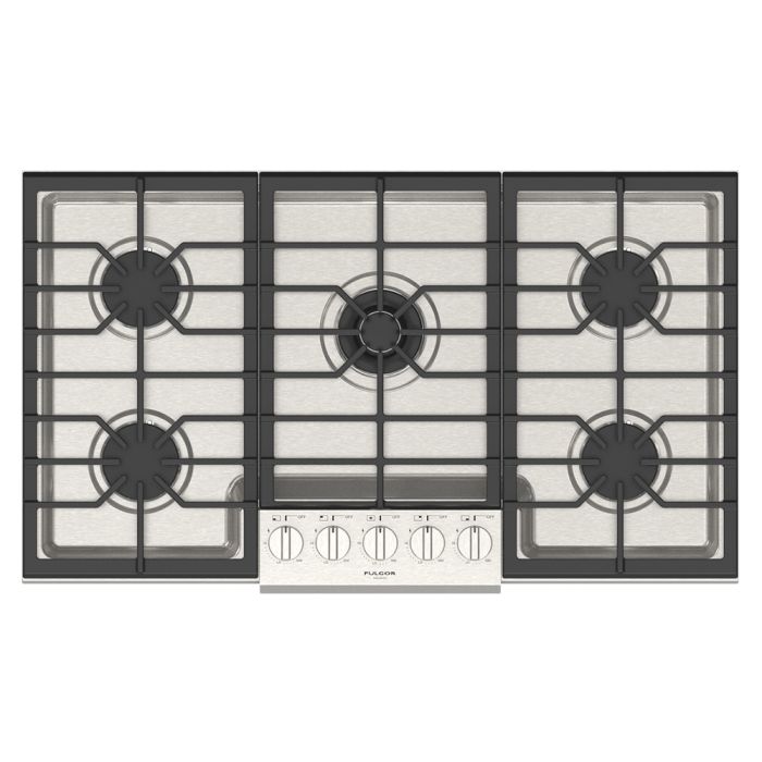 Cuisinière 36 Po. Gaz Fulgor Milano F4PGK365S1   5 bruleurs       largeur 36 pouces
