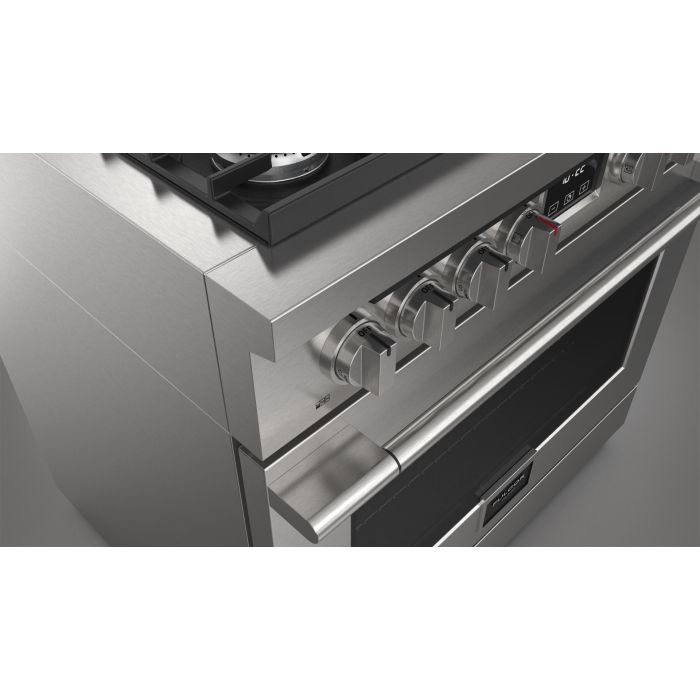 36 In. Gas Range Fulgor Milano F4PGR366S2  Stainless  6 Burners     Capacity 5.7 cubic feet  21500 (BTU/h) - 6300W Watts  Width 36 inches