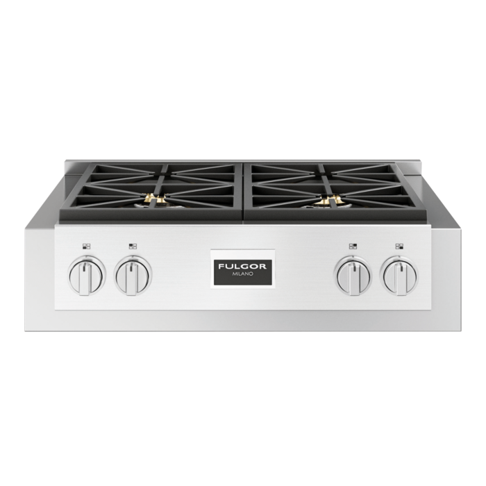 Cuisinière 30 Po. Gaz Fulgor Milano F6GRT304S1  Inox 4 bruleurs       largeur 30 pouces