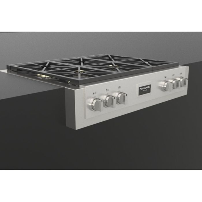 Cooktop Fulgor Milano F6GRT366S1 Gas 6 elements presented by Corbeil