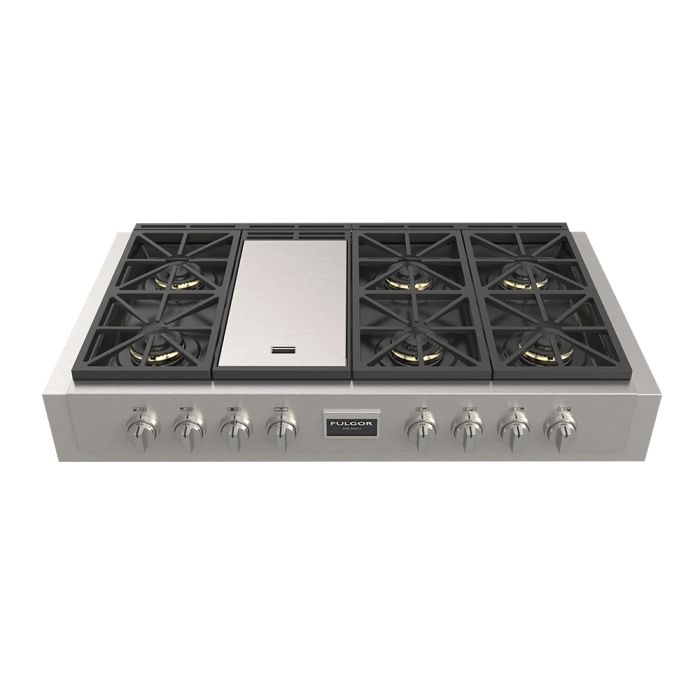 Cooktop Fulgor Milano F6GRT486GS1 Gas 6 elements presented by Corbeil