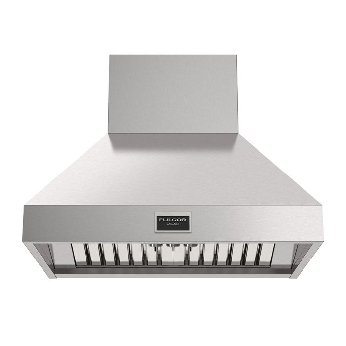 Hotte Cheminée 36 Po. 1000 Pieds cubes par minute Fulgor Milano F6PC36DS1 Inox Installation Hotte sous cabinet  1000 pieds cubes par minute