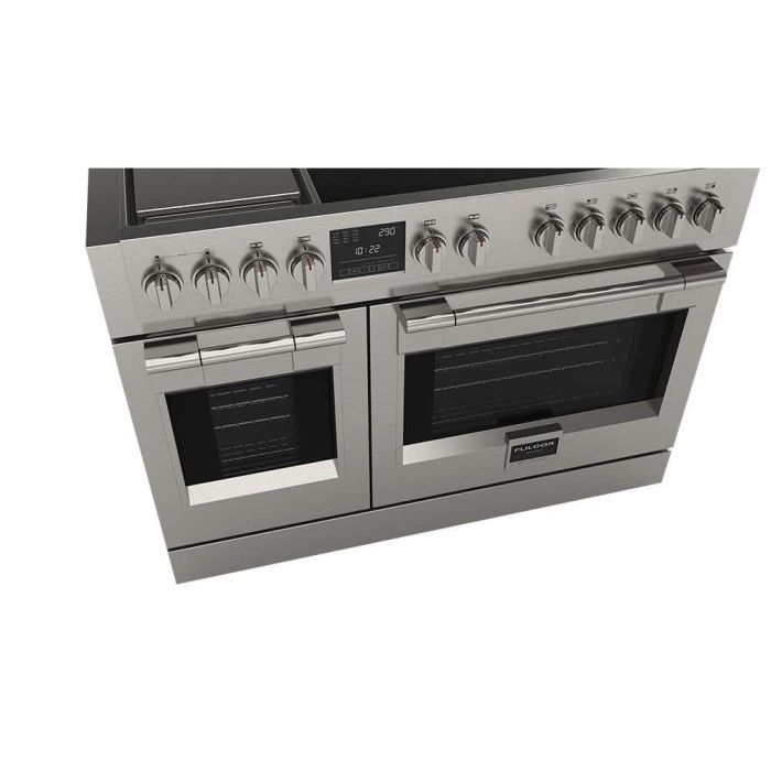 48 In. Induction Range Fulgor Milano F6PIR485GS1  Stainless  5 Burners     Capacity 4.4 cubic feet  30000W Watts  Width 48 inches