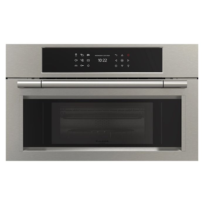 Wall oven  Fulgor Milano F6PSPD30S1 Stainless   Capacity  1.2 cubic feet  2300 Watts  Built-in Width 30 inches