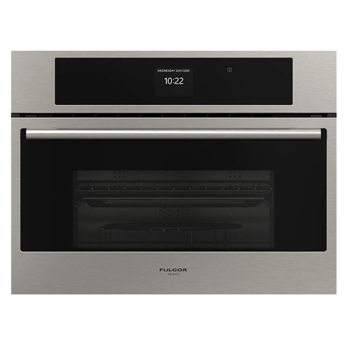 Wall oven  Fulgor Milano F7DSPD24S1 Stainless   Capacity  1.2 cubic feet  2300 Watts  Built-in Width 24 inches