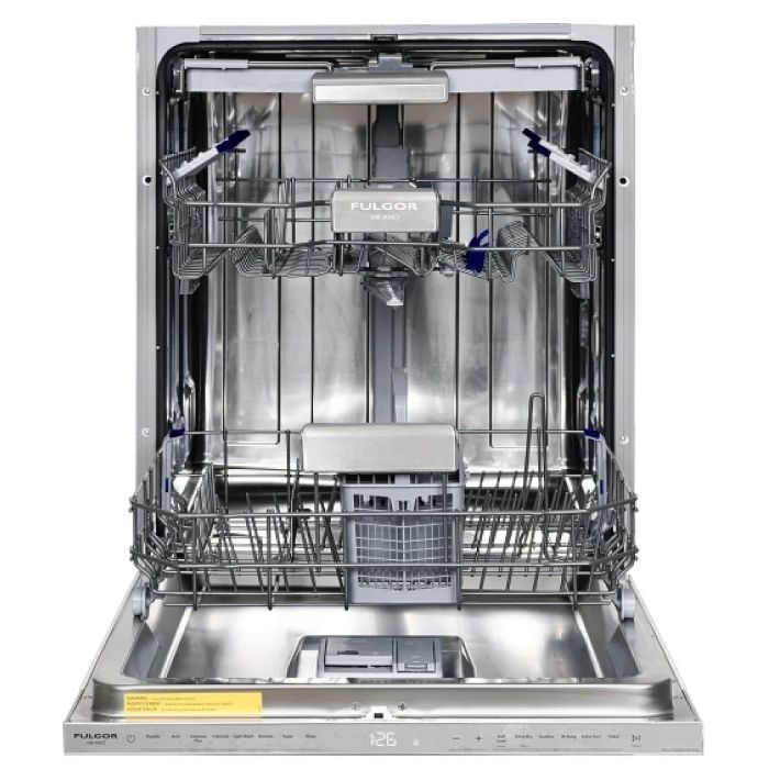 23.56 In. 42 dB Dishwasher Fulgor Milano F7DWT24FI1 width 24 inches  42 Decibels  8 cycles  Built-in