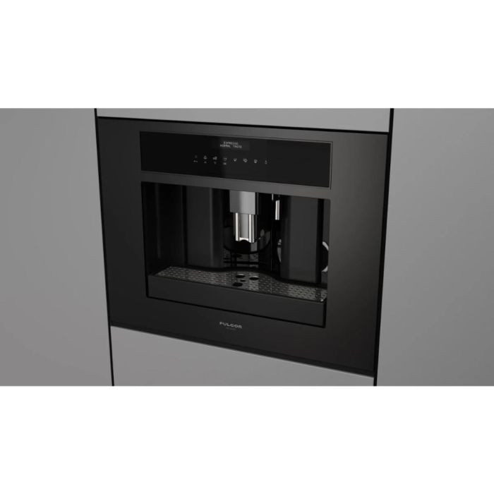 Machine à espresso Encastrable Fulgor Milano F7MBC24MB1 Capacité grain (oz) 7 oz Capacité réservoir (Gal) 60 oz Installation Encastrable