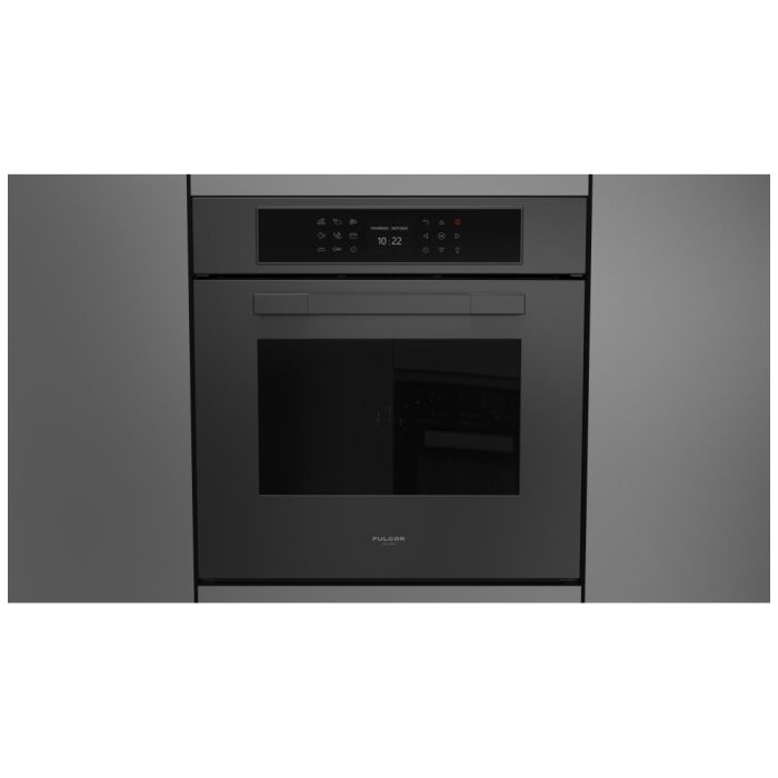Four mural  Fulgor Milano F7MSM24MB1 Noir   Capacité  2.36 pieds cubes  1100 Watts  Encastrable largeur 24 pouces