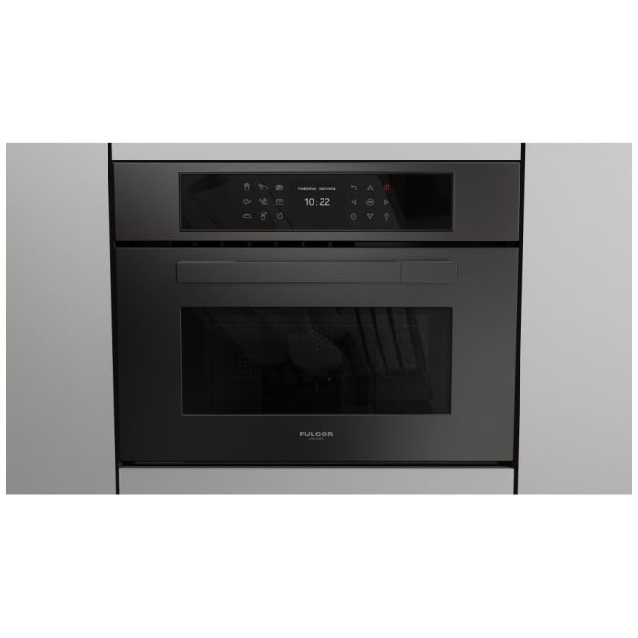Oven Combo Fulgor Milano F7MSPD24MB1  in Black  Oven 1 Convection Microwave Built-in width 24