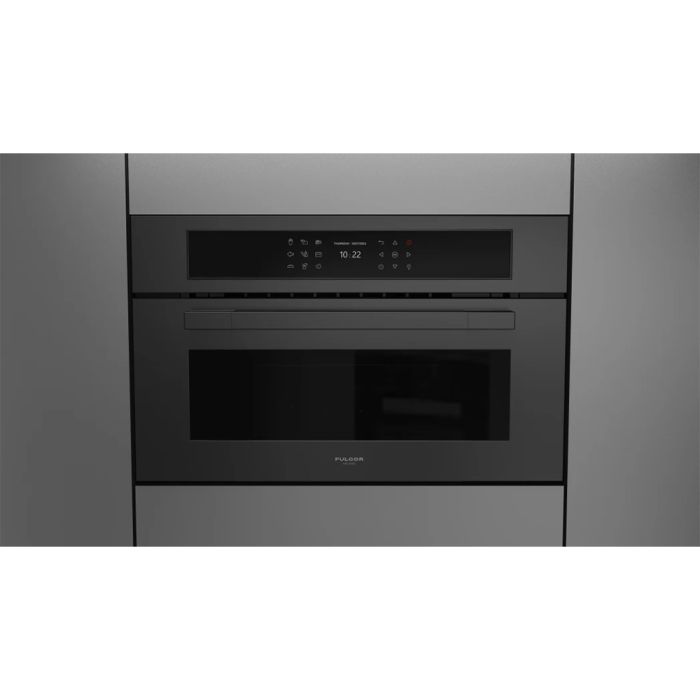 Fours combinés Fulgor Milano F7MSPD30MB1 en Noir  Four 1 Convection européenne véritable Encastrable largeur 29