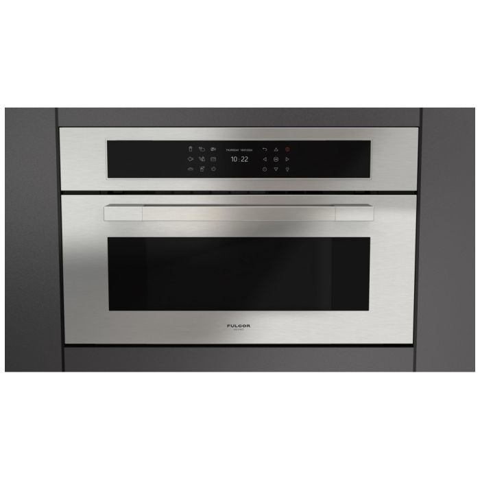 Oven Combo Fulgor Milano F7MSPD30S1  in Brush Steel  Oven 1 Convection Microwave Built-in width 30