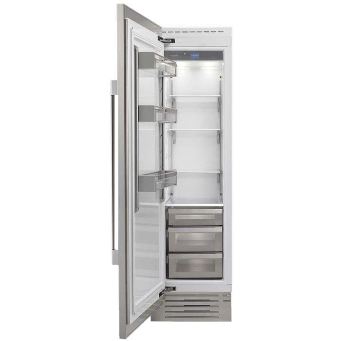 Refrigérateur Fulgor Milano F7SRC24S1-L Inox Sans congélateur largeur 24 pouces Capacité 13.03 pieds cubes