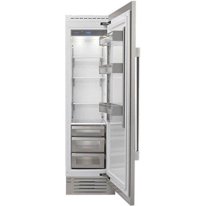 Refrigerator Fulgor Milano F7SRC24S1-R Stainless  Capacity 13.03 cubic feet Freezerless   width 24 inches