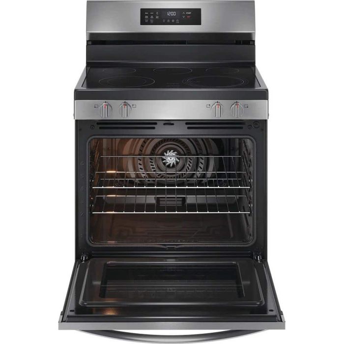 30 In. Ceramic Glass Range Frigidaire FCRE308CAS  Stainless  5 Burners     Capacity 5.3 cubic feet  2500W Watts  Width 30 inches