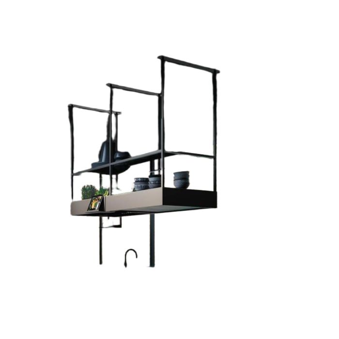 70 In. Island Hood  360 Cubic feet per minute Falmec FCSPA70I4MB Black  Island  360 cubic feet per minute