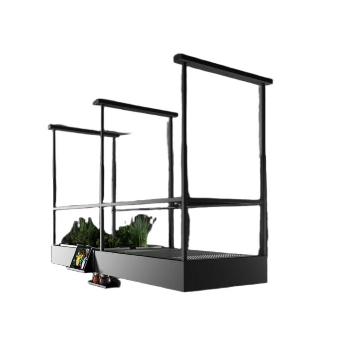 70 In. Island Hood  360 Cubic feet per minute Falmec FCSPA70I4MB Black  Island  360 cubic feet per minute
