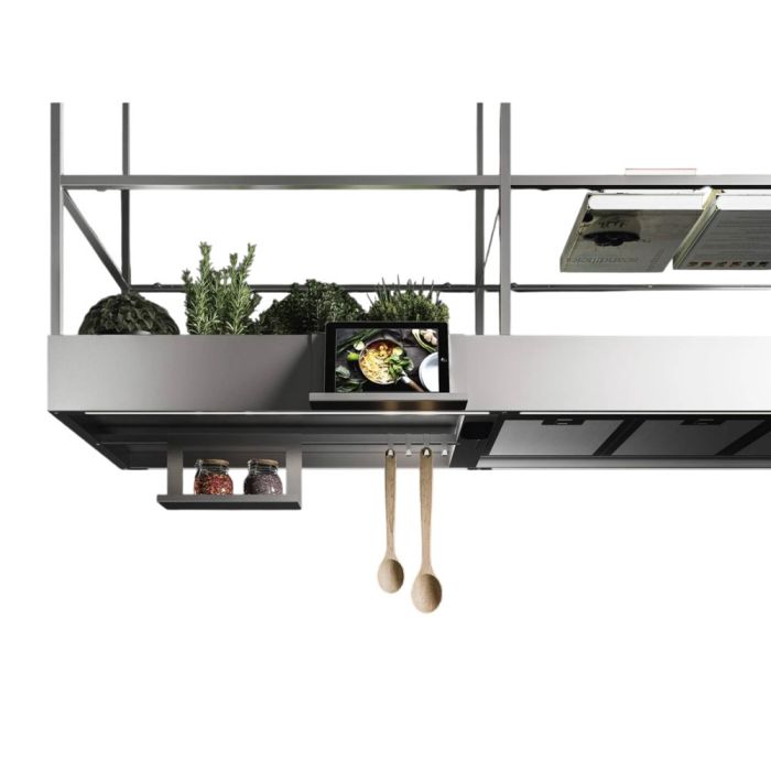70 In. Island Hood  360 Cubic feet per minute Falmec FCSPA70I4SS Stainless  Island  360 cubic feet per minute