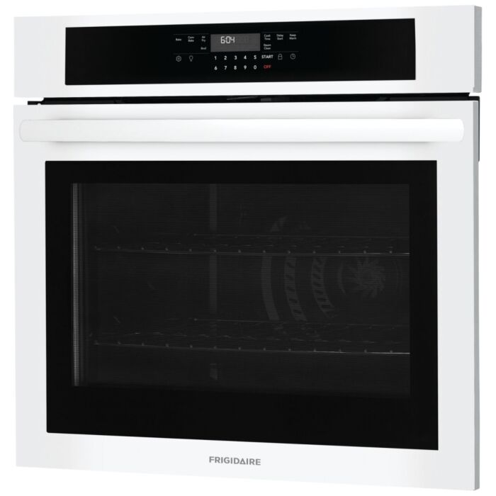 Four mural  Frigidaire FCWS3030AW Blanc   Capacité  5.3 pieds cubes  2500 Watts  Encastrable largeur 30 pouces
