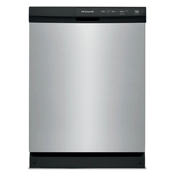 24 In. 60 dB Dishwasher Frigidaire FFCD2413US width 24 inches  60 Decibels  3 cycles  Built-in