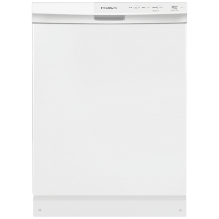 24 In. 60 dB Dishwasher Frigidaire FFCD2413UW width 24 inches  60 Decibels  3 cycles  Built-in