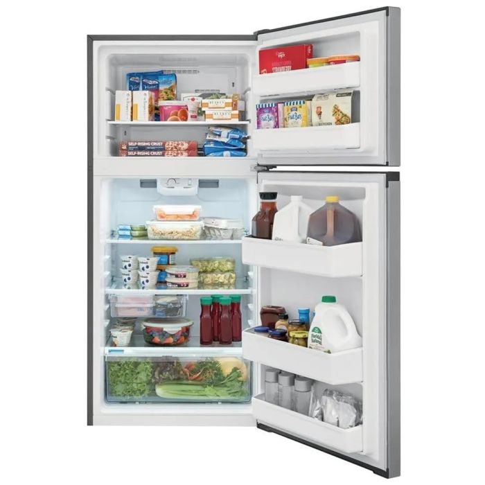 Refrigerator Frigidaire FFHT1425VV Stainless  Capacity 13.9 cubic feet Top Freezer   width 28 inches