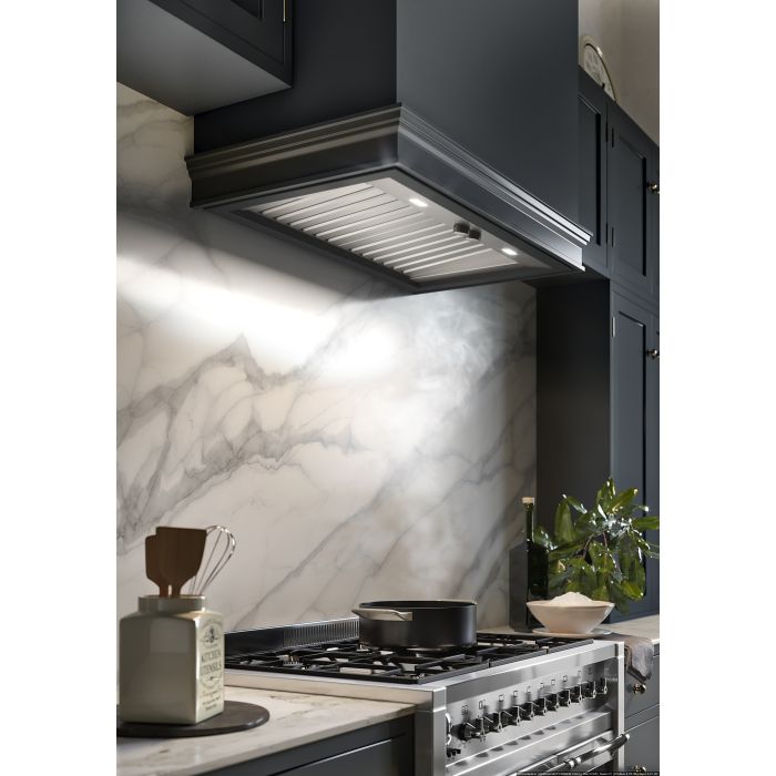 35 In. Integrated Hood  1000 Cubic feet per minute Falmec FIMAS34B9SS-3 Stainless  Built-in  1000 cubic feet per minute