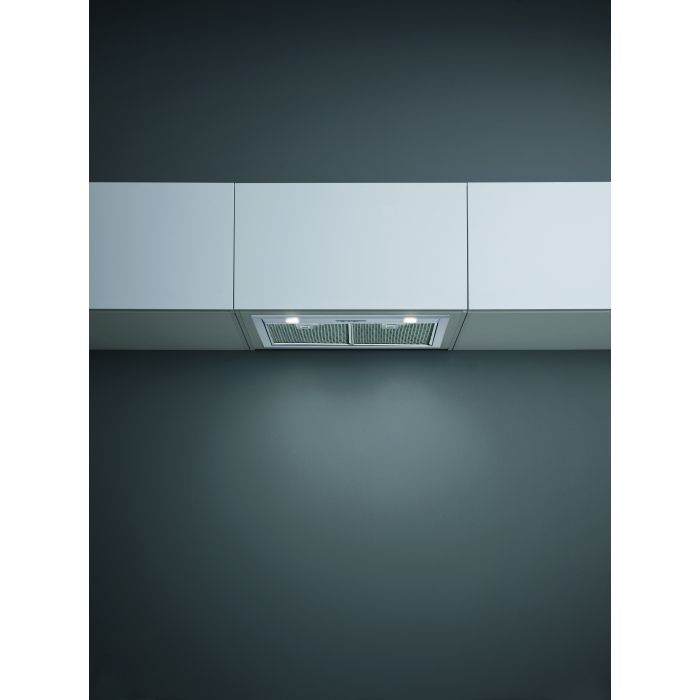 23 In. Integrated Hood  280 Cubic feet per minute Falmec FISAB22B3SS-1 Stainless  Built-in  280 cubic feet per minute