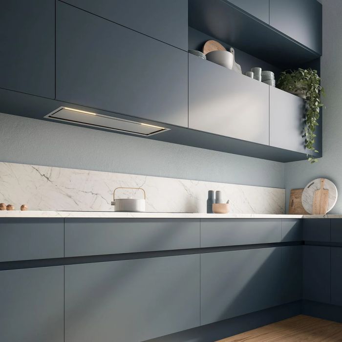 42 In. Under Cabinet Hood  600 Cubic feet per minute Falmec FIVAL42B6SS-R Stainless  Built-in  600 cubic feet per minute