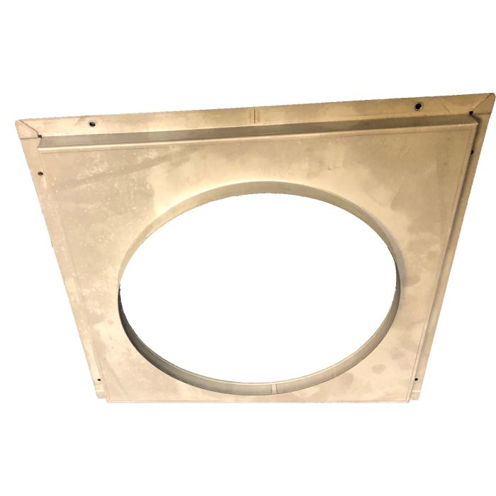 Faber Duct Plate FLANGE10 Stainless 10 in. in Stainless showcased by Corbeil Appliances