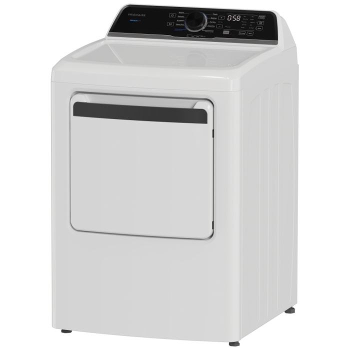 Dryer Frigidaire FLVE752CBW 7 cu. ft. in White  Capacity 7 cubic feet Cycles 10   Freestanding  Drying system Ventilated