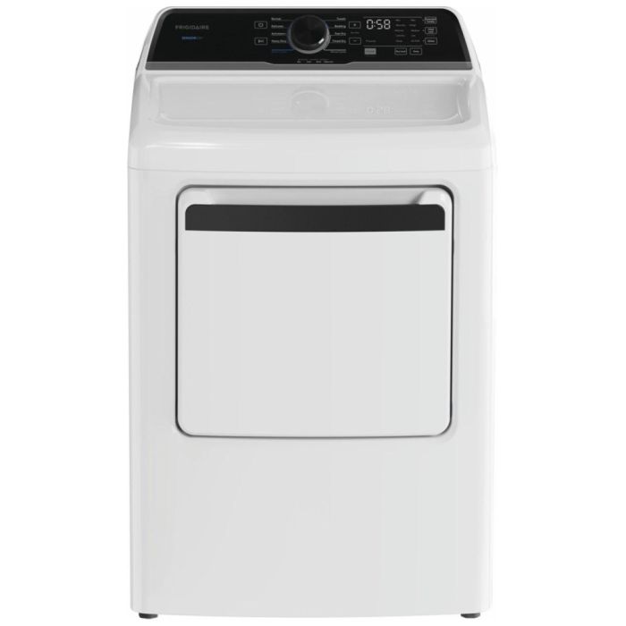 Dryer Frigidaire FLVE752CBW 7 cu. ft. in White  Capacity 7 cubic feet Cycles 10   Freestanding  Drying system Ventilated