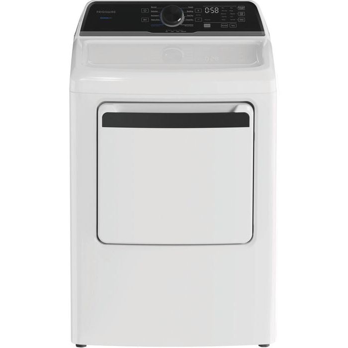 Dryer Frigidaire FLVG7523BW 7 cu. ft. in White  Capacity 7 cubic feet Cycles 10   Freestanding  Drying system Ventilated