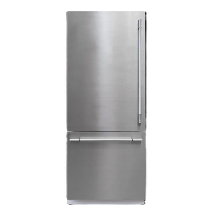 Refrigérateur Fulgor Milano FM4BM30IFBI Panneau Requis Congélateur en bas / tiroir largeur 30 pouces Capacité 16 pieds cubes
