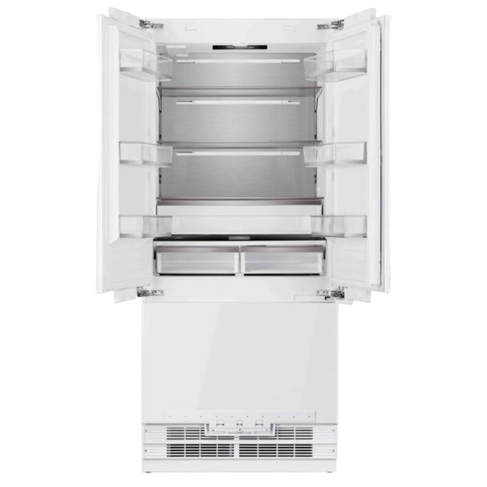 Refrigérateur Fulgor Milano FM4FBM36IFBI Panneau Requis Portes françaises largeur 36 pouces Capacité 19.6 pieds cubes