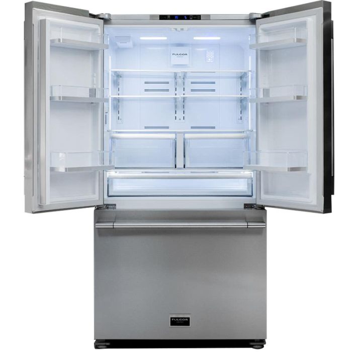 Refrigérateur Fulgor Milano FM4FBM36SS Inox Portes françaises largeur 36 pouces Capacité 20.3 pieds cubes
