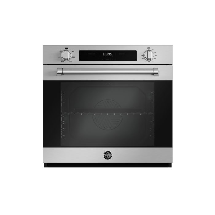 Four mural  Bertazzoni FMAS30FSMKX Inox   Capacité  4.8 pieds cubes  3500 Watts  Encastrable largeur 30 pouces