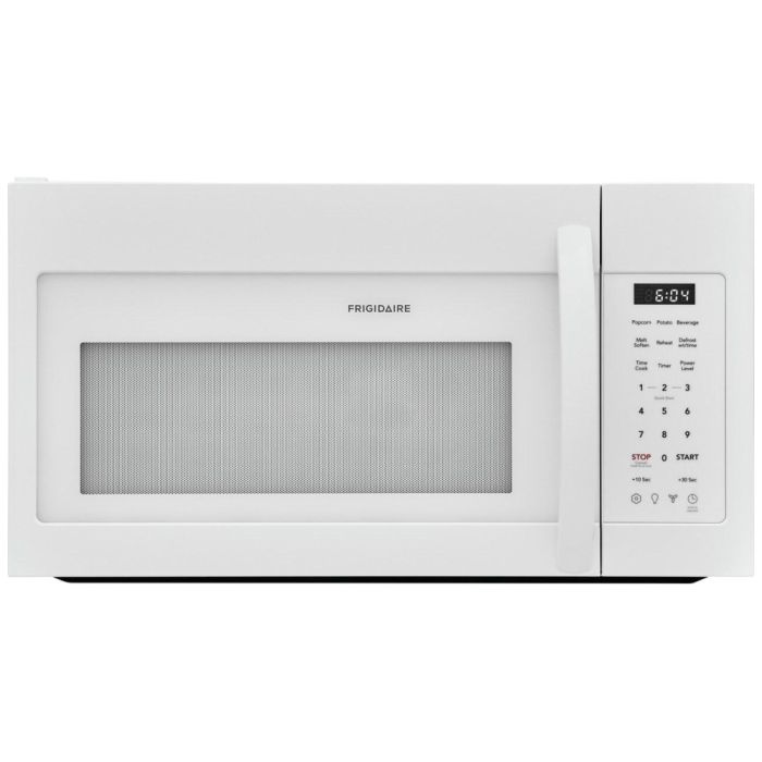 Over the range microwave 1500 W 1.8 cu. ft. Frigidaire FMOS1846BW  White Capacity 1.8 cubic feet  power 1500 watt  Over the Range