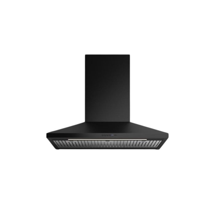 30 In. Chimney Hood  600 Cubic feet per minute Falmec FNVUX30W6MB-R Black  Wall-mount  600 cubic feet per minute