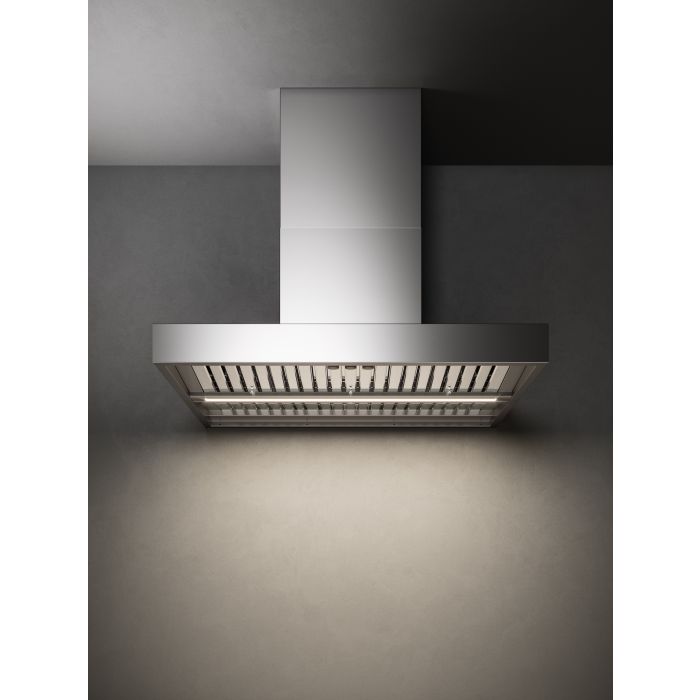 48 In. Outdoor Hood  1200 Cubic feet per minute Falmec FOLIN48W12OS Stainless  Wall-mount  1200 cubic feet per minute