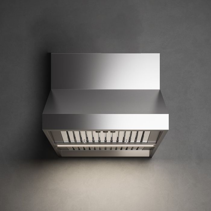 48 In. Outdoor Hood  1200 Cubic feet per minute Falmec FOZEU48W12OS Stainless  Wall-mount  1200 cubic feet per minute