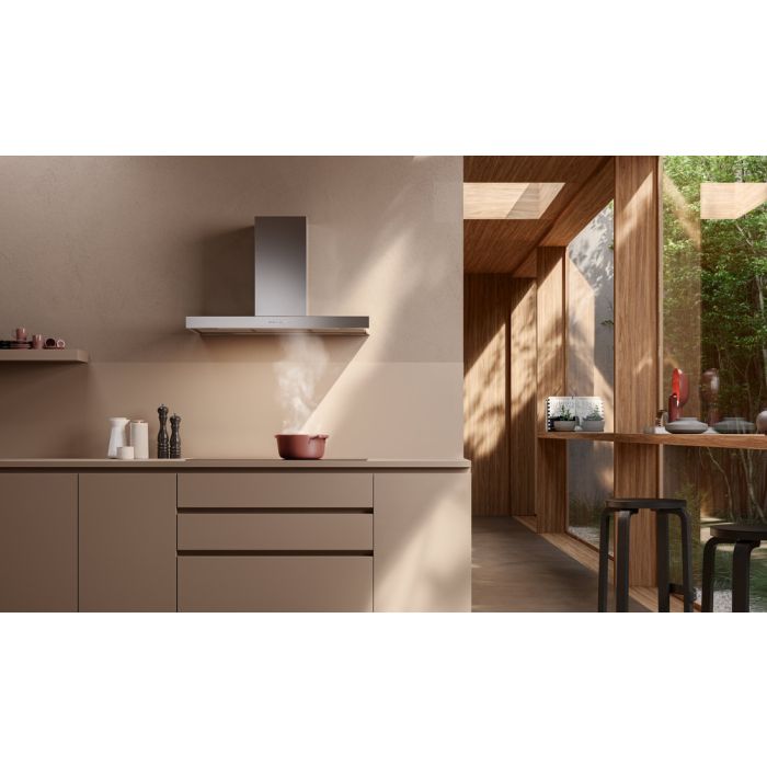 36 In. Chimney Hood  600 Cubic feet per minute Falmec FPMEX36W6SS-R1 Stainless  Wall-mount  600 cubic feet per minute