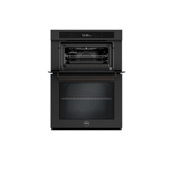Four mural  Bertazzoni FPRO30COVTC Noir   Capacité  4.8 pieds cubes  3,500  Watts  Encastrable largeur 30 pouces