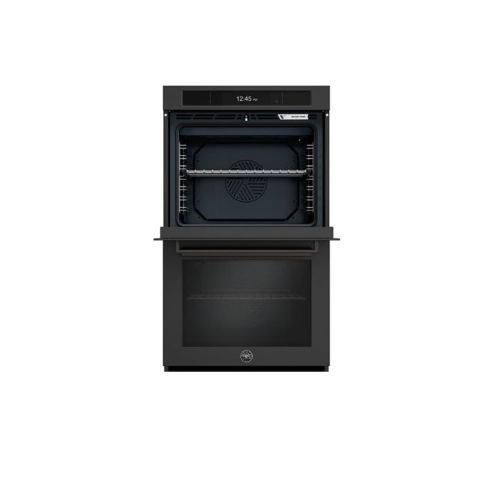 Four mural  Bertazzoni FPRO30FDVTC Noir   Capacité  4.8 pieds cubes  3,500  Watts  Encastrable largeur 30 pouces