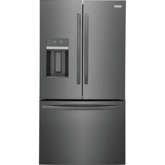 Refrigérateur Frigidaire FRFS2823AD Inox Noir Portes françaises largeur 36 pouces Capacité 27.8 pieds cubes