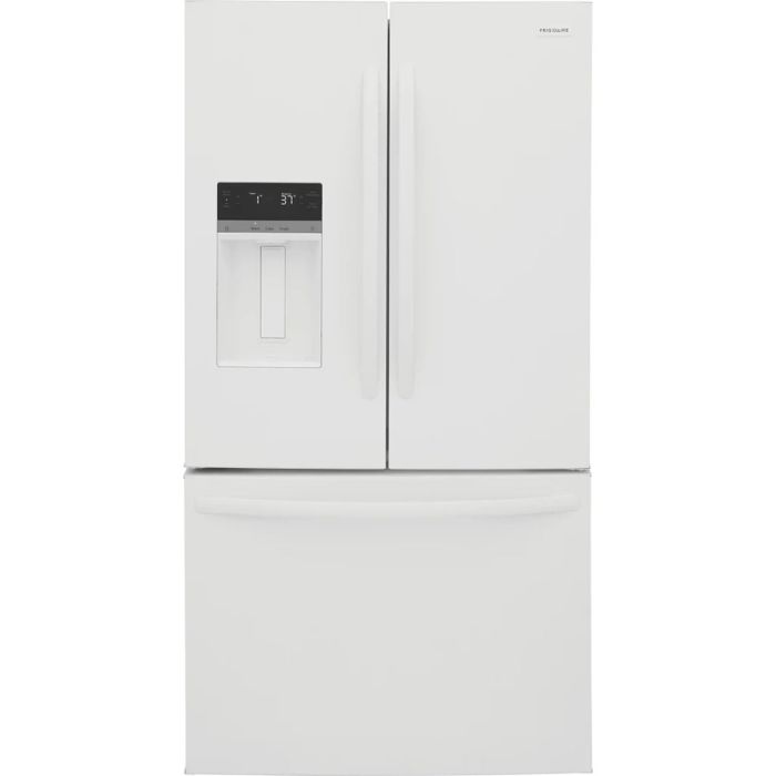 Refrigérateur Frigidaire FRFS2823AW Blanc Portes françaises largeur 36 pouces Capacité 27.8 pieds cubes